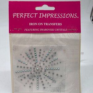 Perfect Impressions Swarovski Crystal Iron-On Transfer Starburst Design
